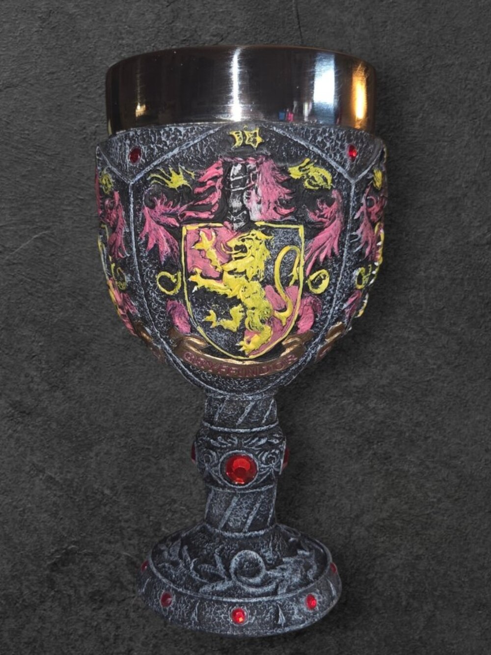 FIRM price. Harry Potter Gryffindor Goblet Cup Tumbler Enesco Collectible